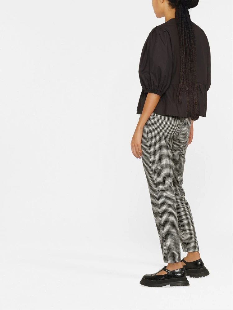 puff-sleeved peplum blouse alternative