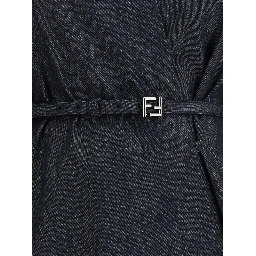 Chambray Dress In Blue