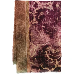 patterned silk scarf