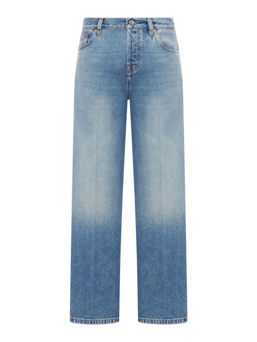 Denim Wide-leg Jeans