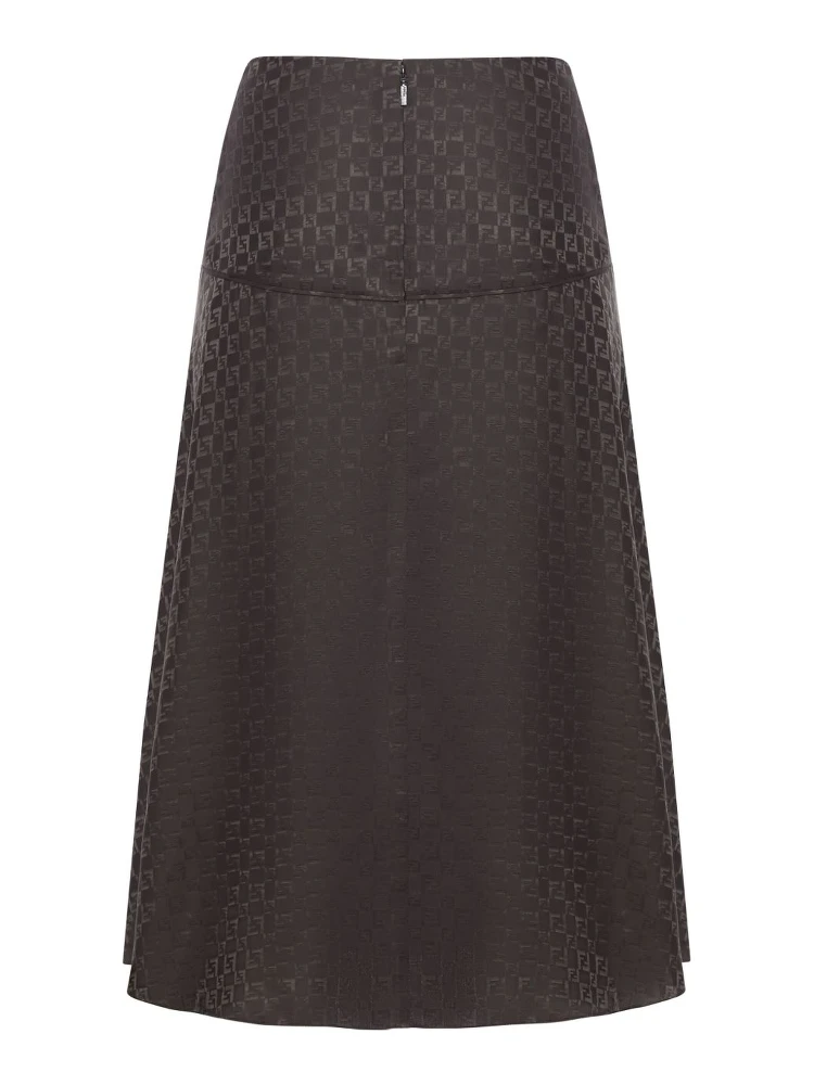 FF-jacquard midi skirt alternative