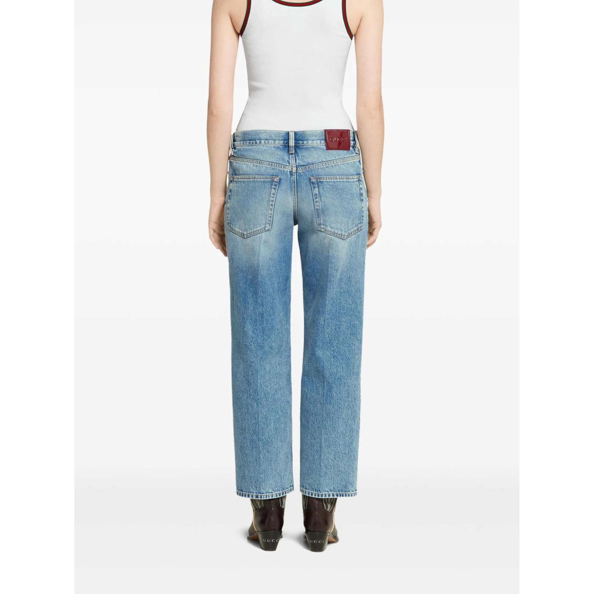 Denim Wide-leg Jeans