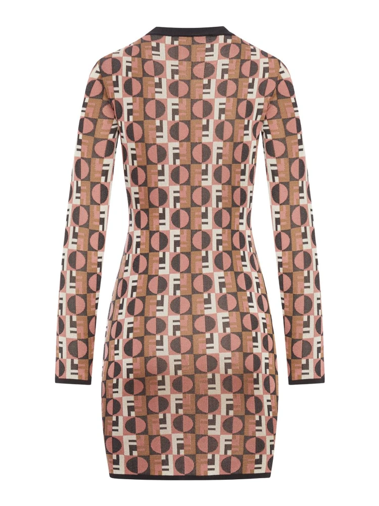 Optical geometric day dress alternative