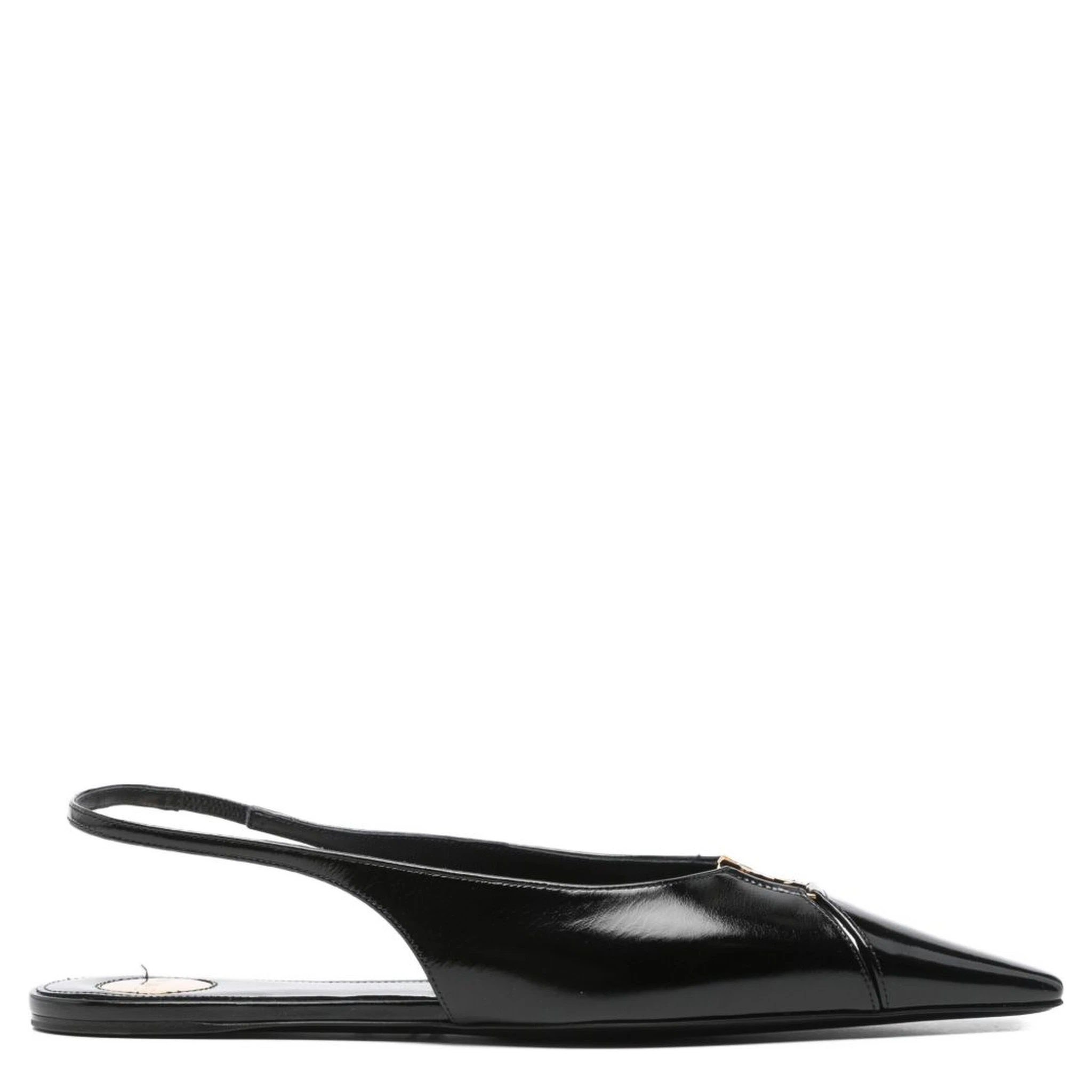 Babylone slingback pointed-toe flats