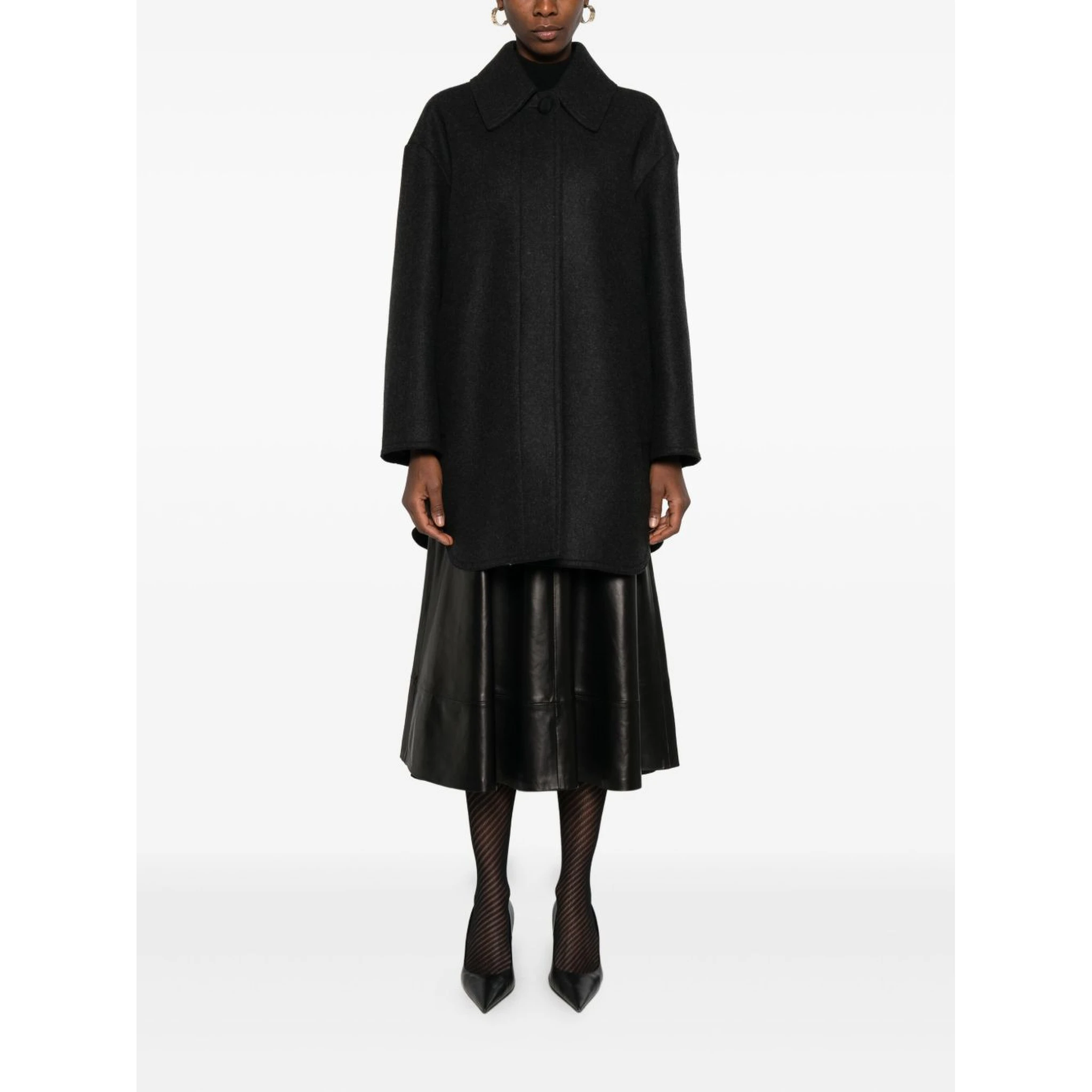 Black Knitted Cashmere Jumper