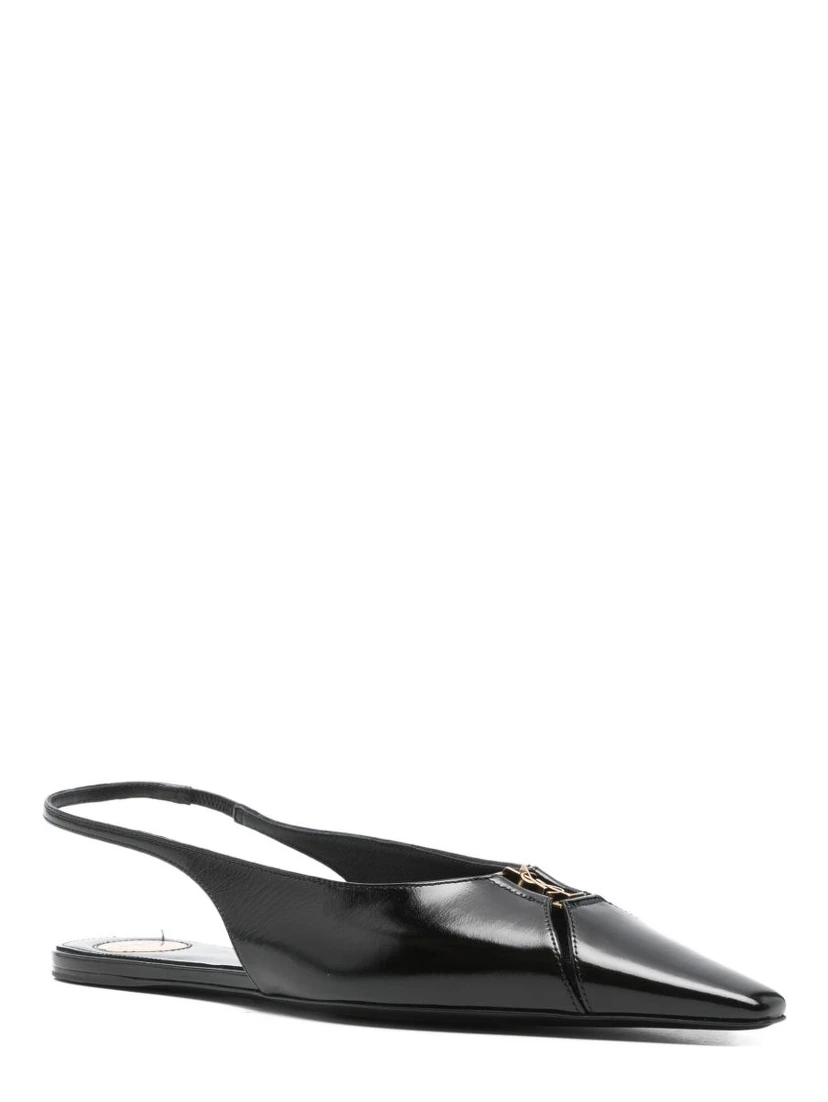 Babylone slingback pointed-toe flats