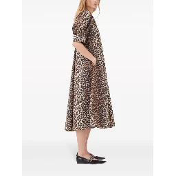 GANNI Dresses Brown