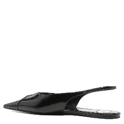 Babylone slingback pointed-toe flats