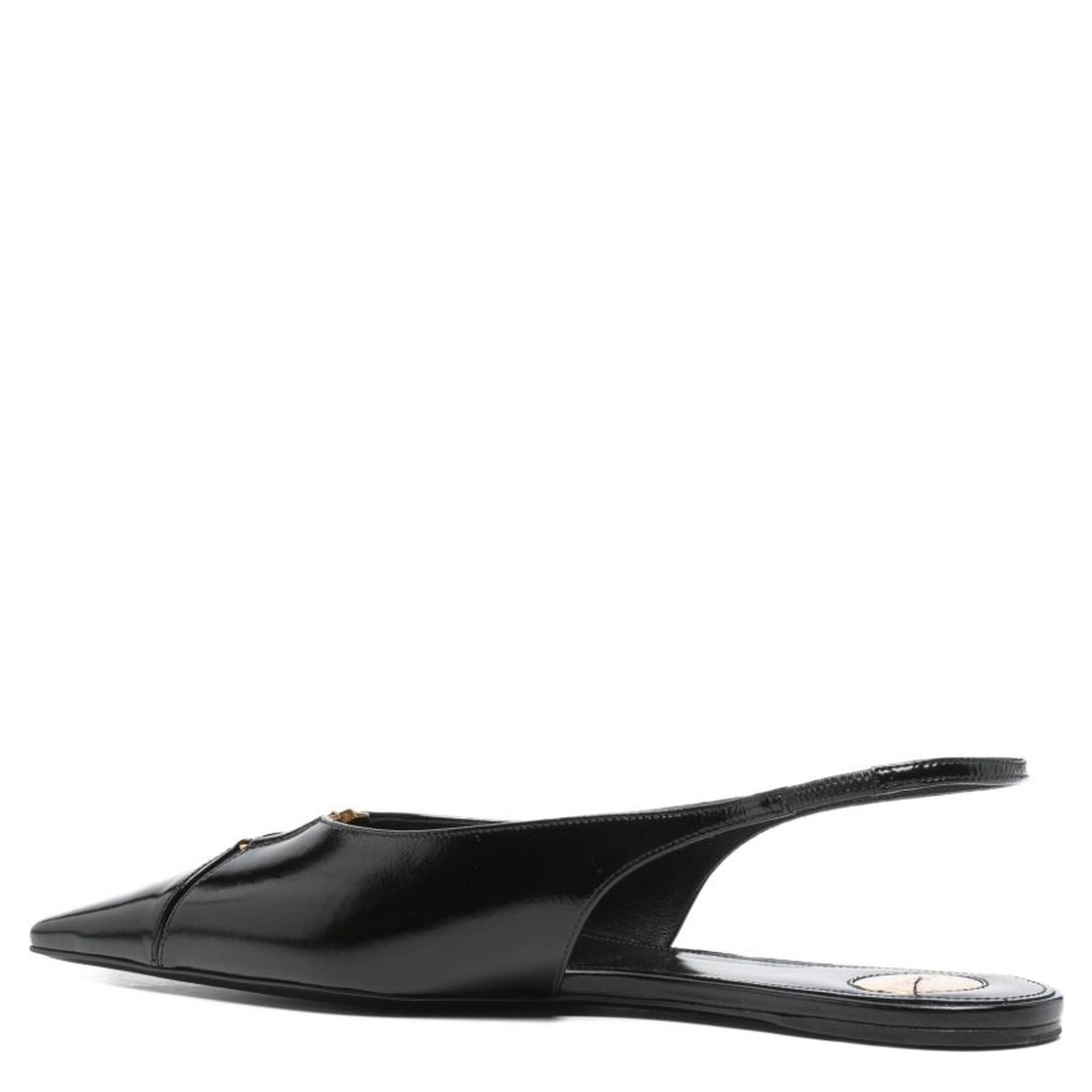 Babylone slingback pointed-toe flats