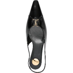 Babylone slingback pointed-toe flats