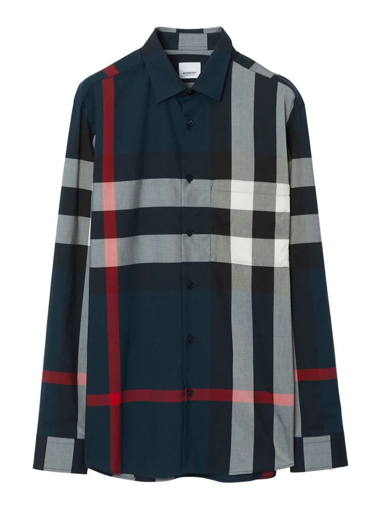 Burberry Shirts Blue