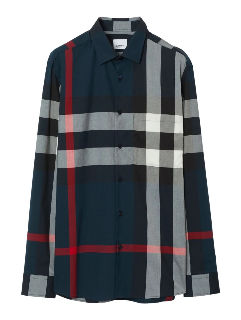 Burberry Shirts Blue