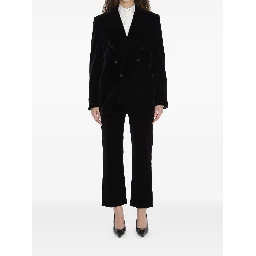 Cassandre Jacket In Velvet In Black