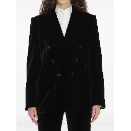 Cassandre Jacket In Velvet In Black