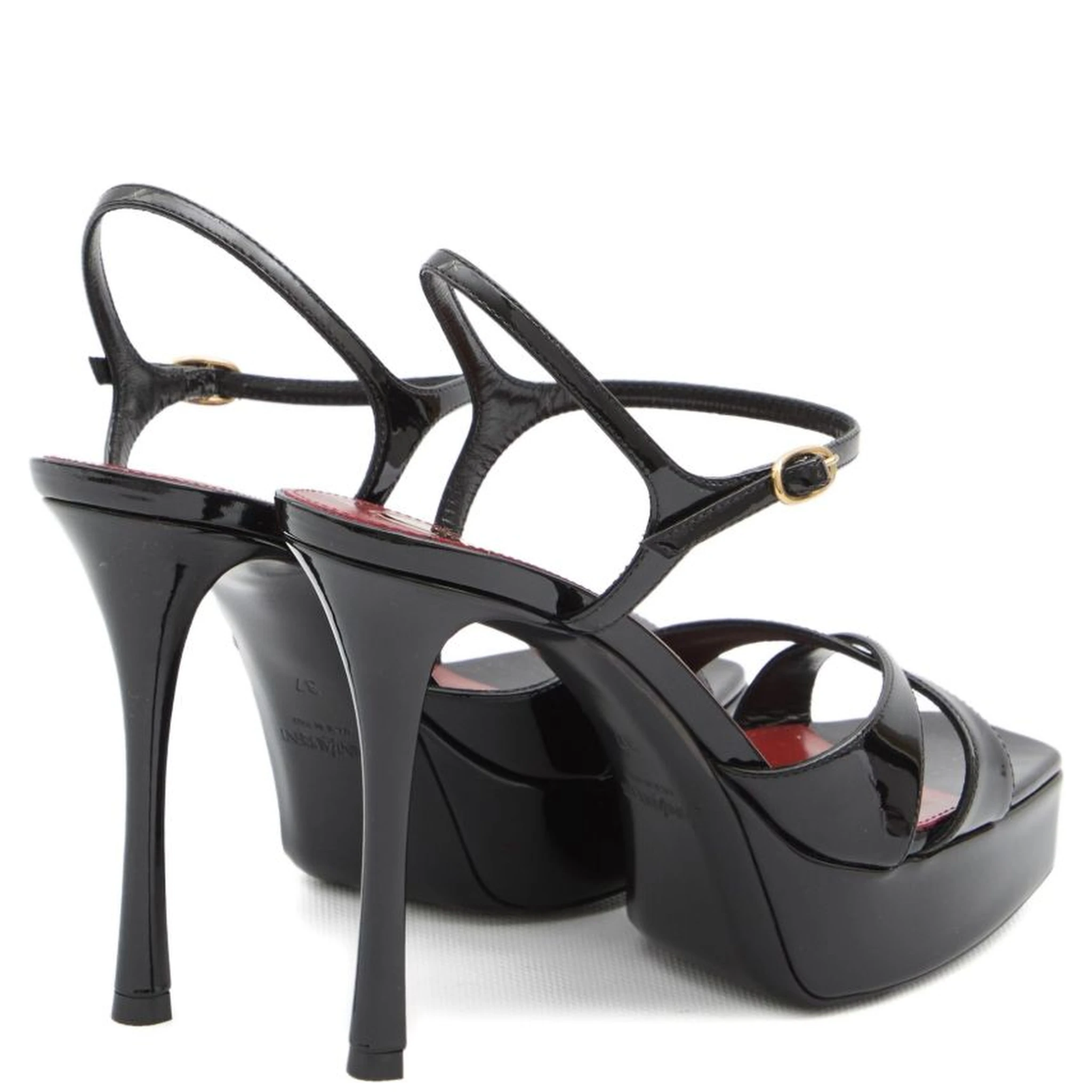 110mm crossover platform sandals