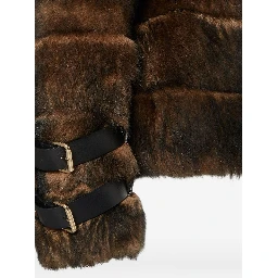 buckle fur jacket