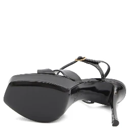 110mm crossover platform sandals