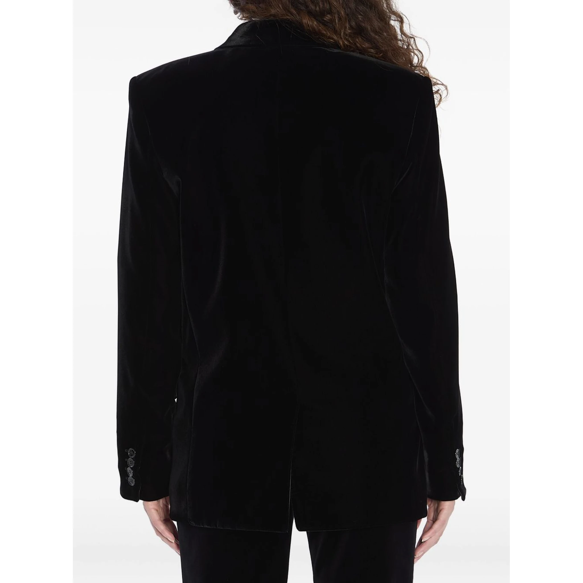 Cassandre Jacket In Velvet In Black