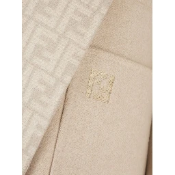 Fendi Coats Light Grey