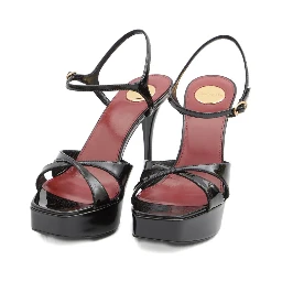 110mm crossover platform sandals
