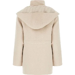 Fendi Coats Light Grey
