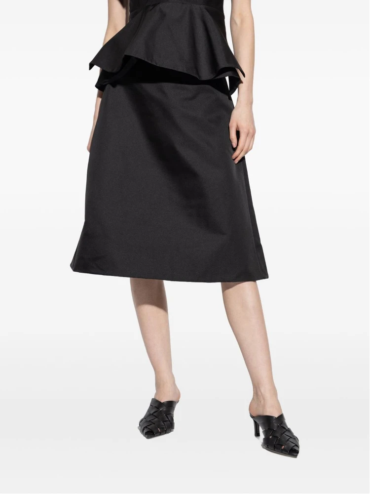 satin A-line skirt alternative