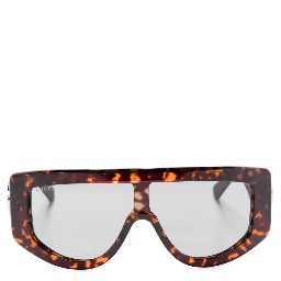 Rectangular Havana Sunglasses Women In Brown