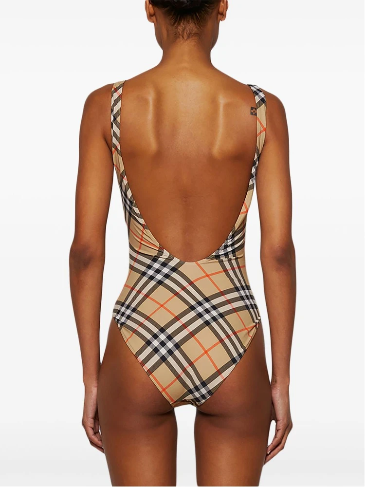 checked swimsuit alternative