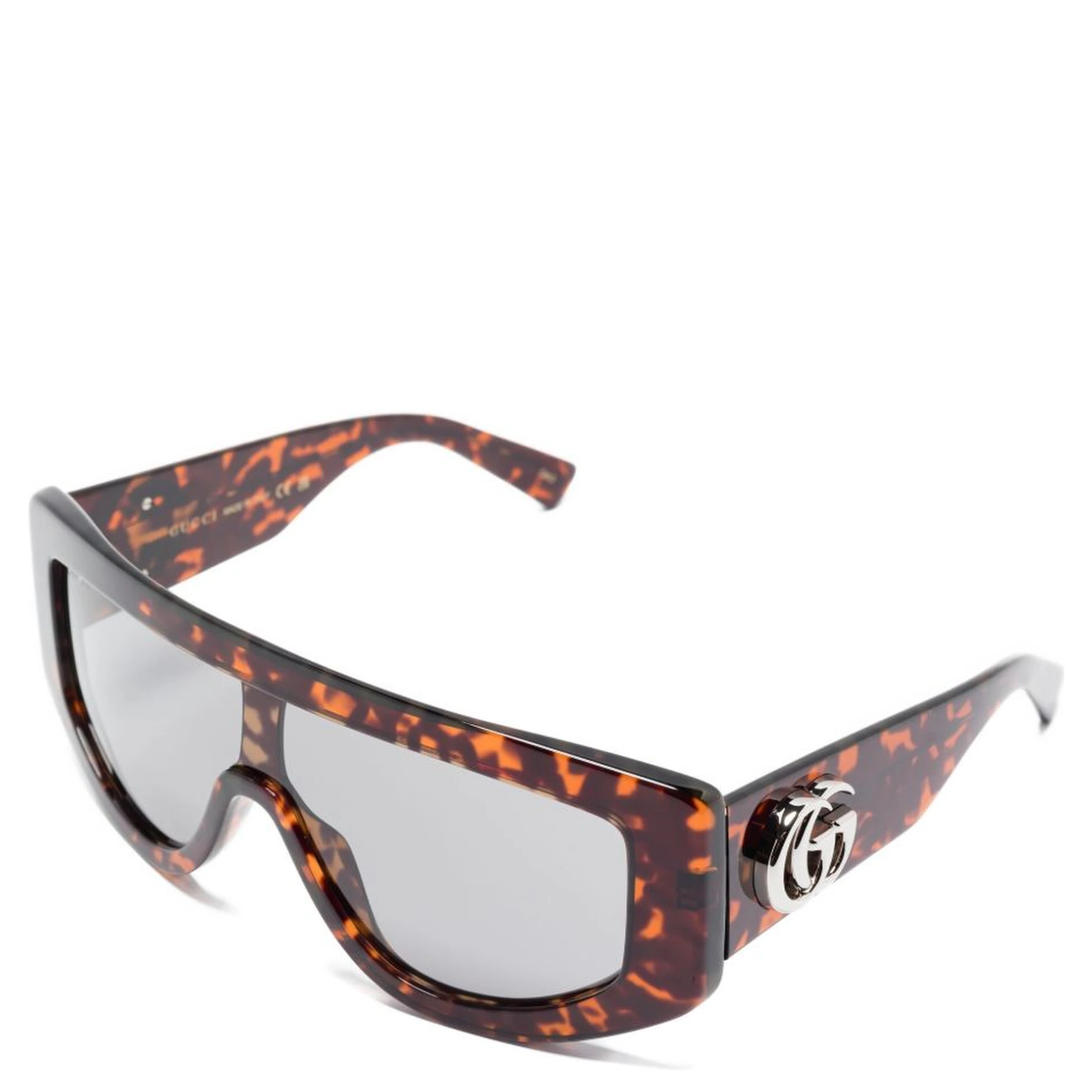 Rectangular Havana Sunglasses Women In Brown