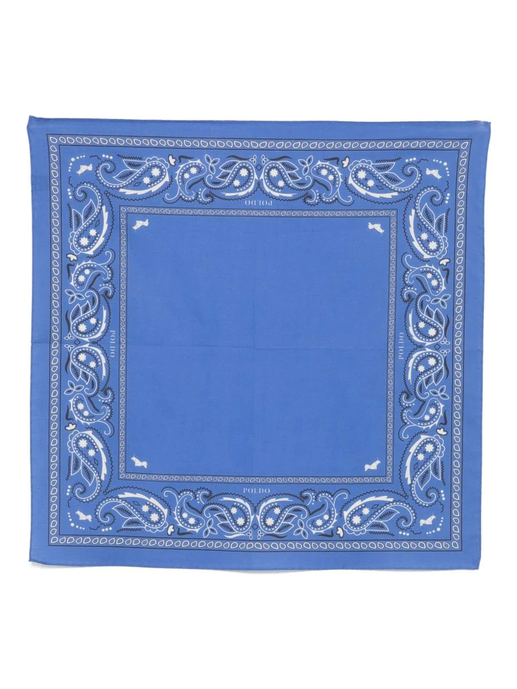 paisley-print bandana