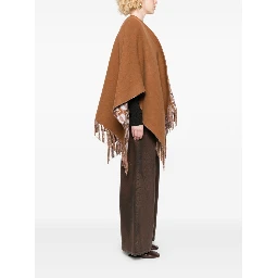 fringe-detail cape