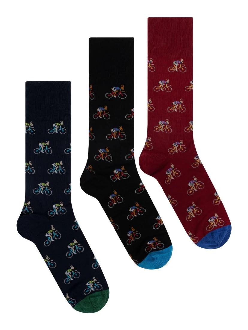 Knitted Socks (Pack of Three)