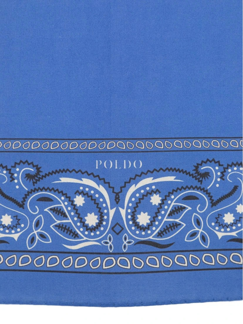 paisley-print bandana