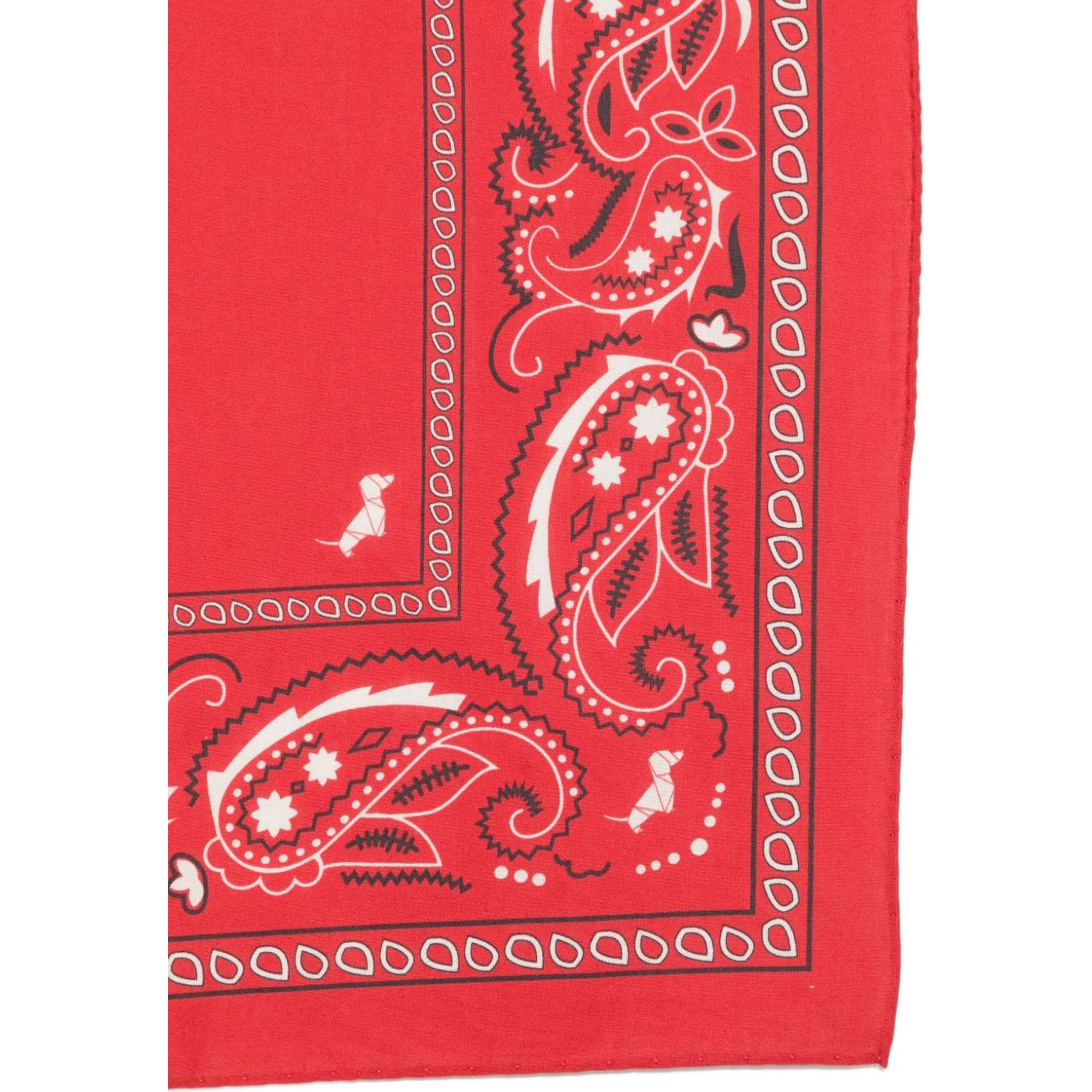 paisley-print bandana