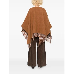 fringe-detail cape