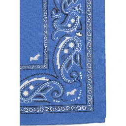 paisley-print bandana