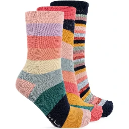 Swirl-pattern socks (pack of three)