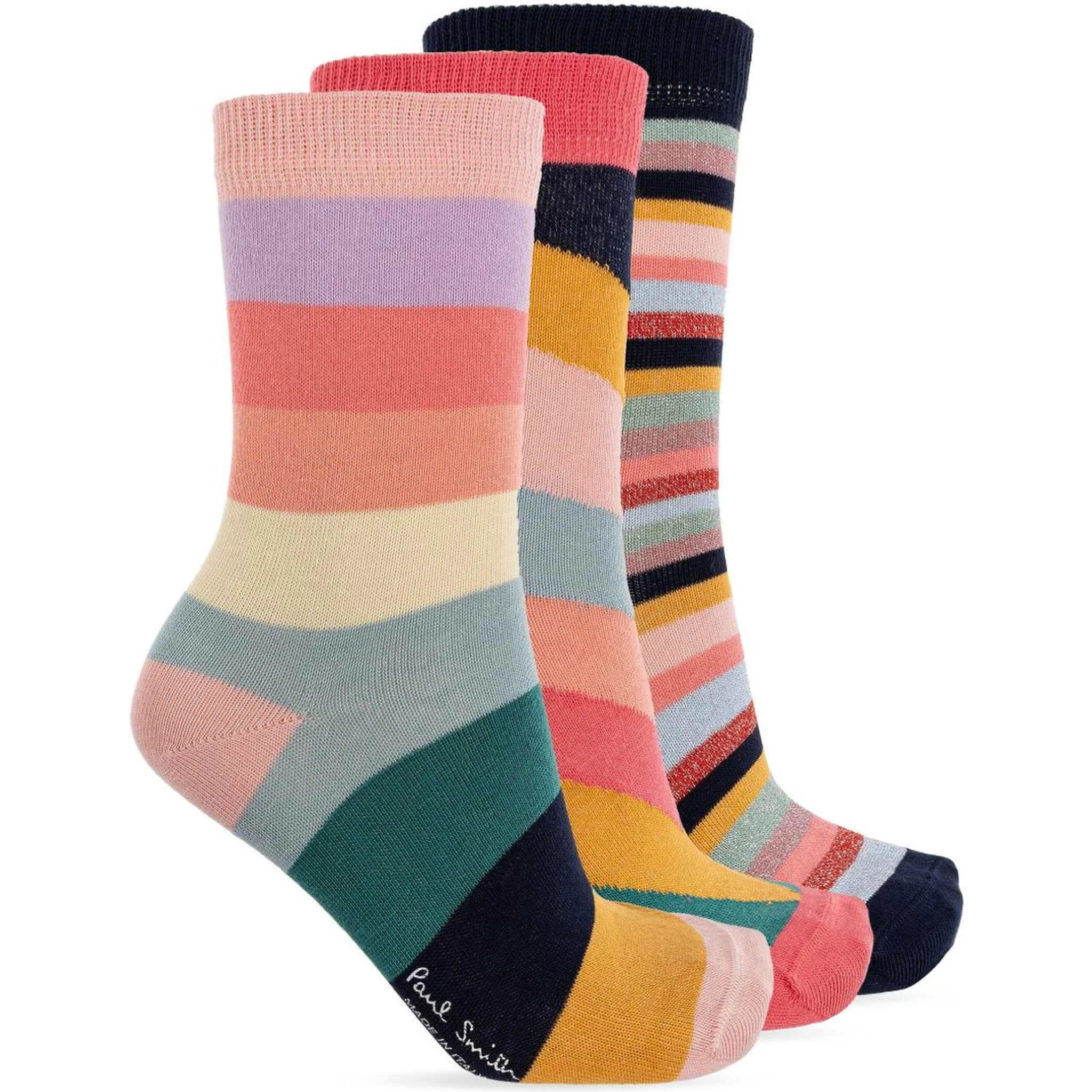 Swirl-pattern socks (pack of three)