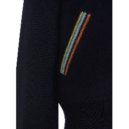 zip-up striped jacket