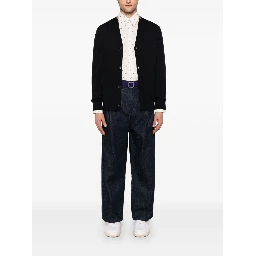 Paul Smith rainbow-striped merino wool cardigan