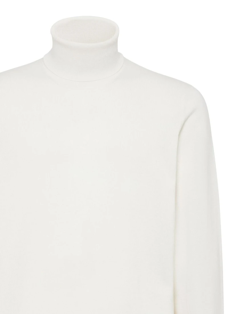 Men's Cashmere Turtleneck Sweater In Panama