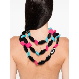 Multistrand Necklace With Multiform Gemstones