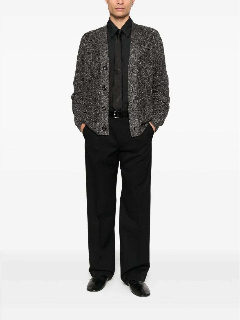 A.p.c. Cardigan Theophile Clothing In Lad Anthracite