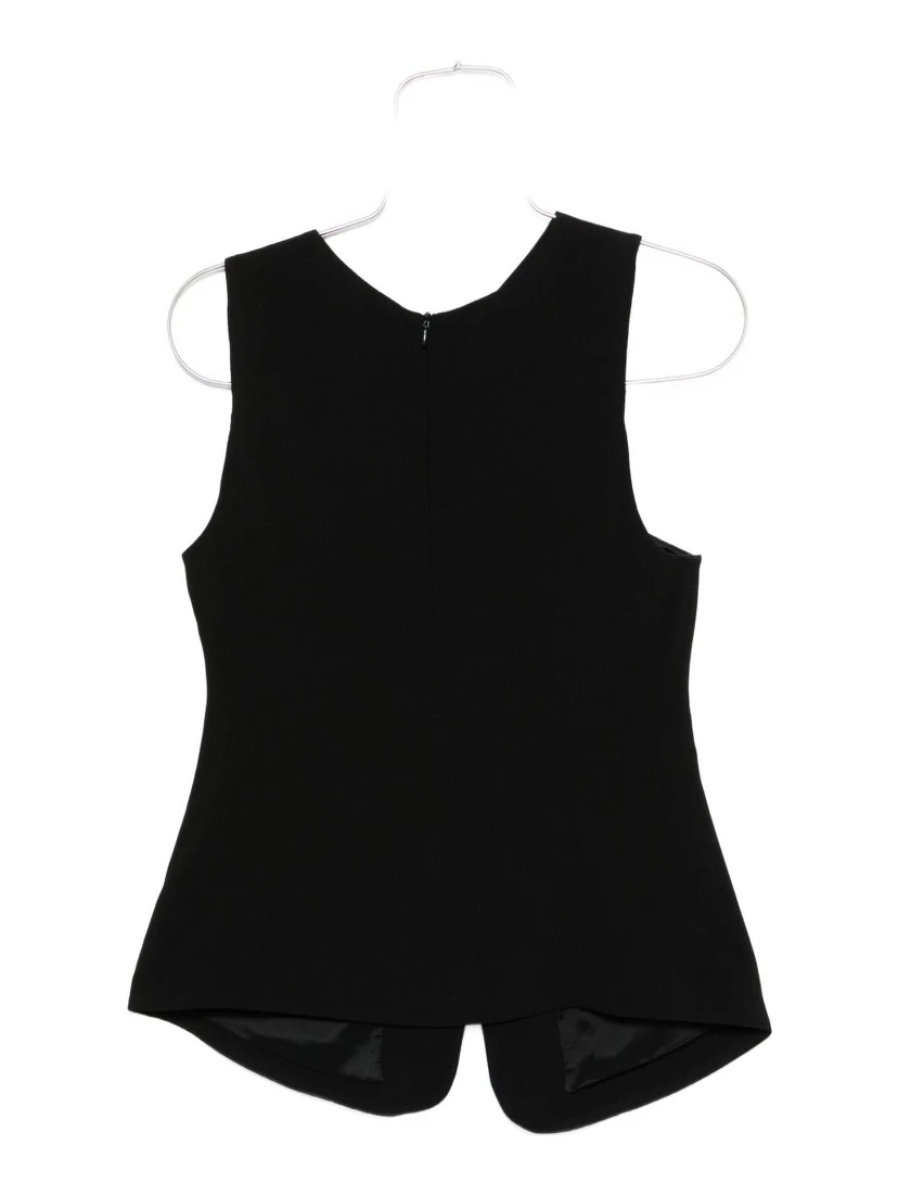 cross-back sleeveless top