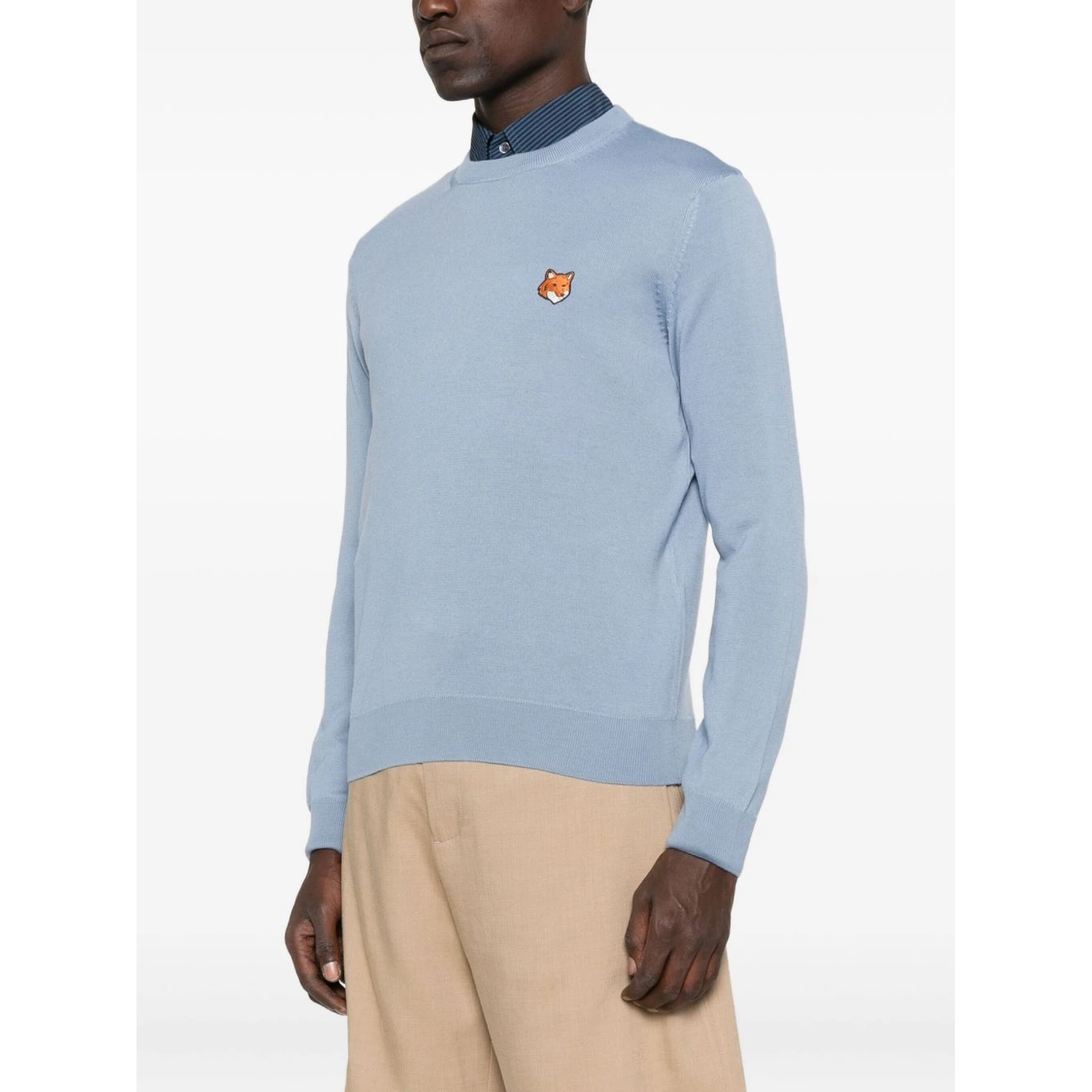 Fox Head wool sweater