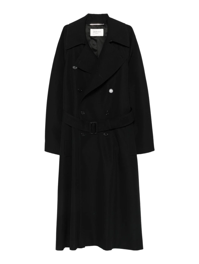 سترة بحزام وأزرار للإغلاق