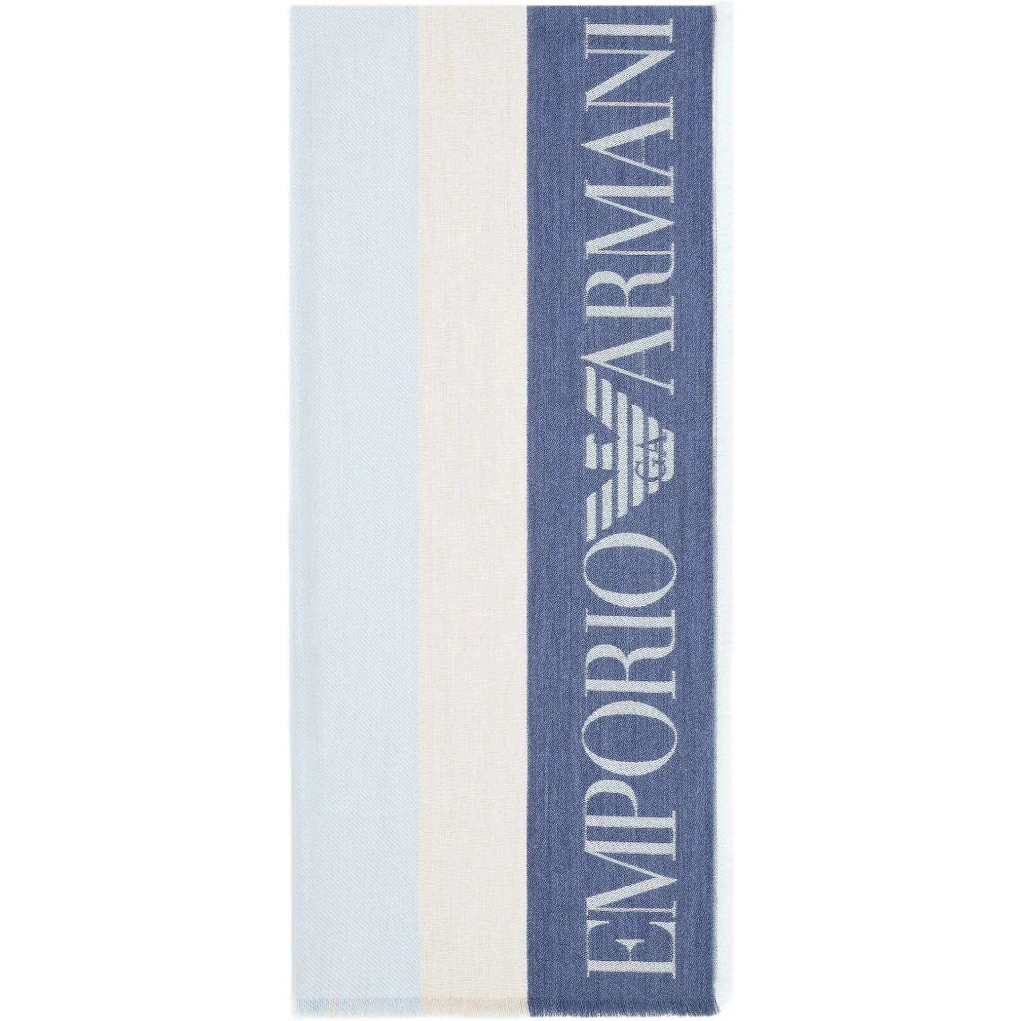 Emporio Armani Scarfs Clear Blue