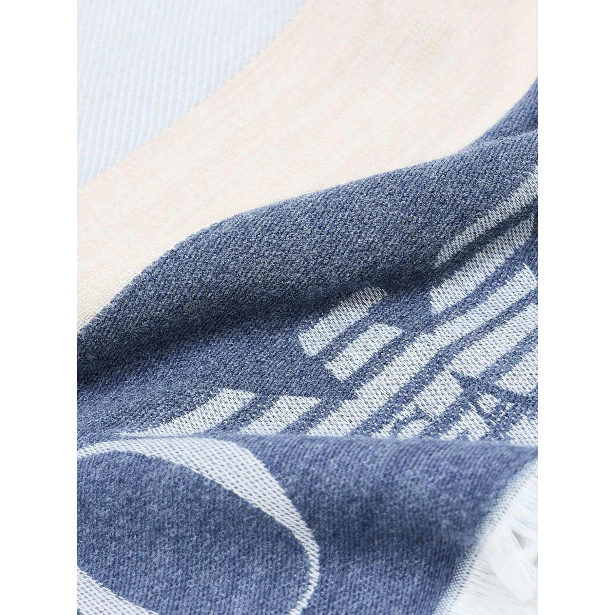 Emporio Armani Scarfs Clear Blue