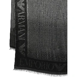 logo-embellished scarf