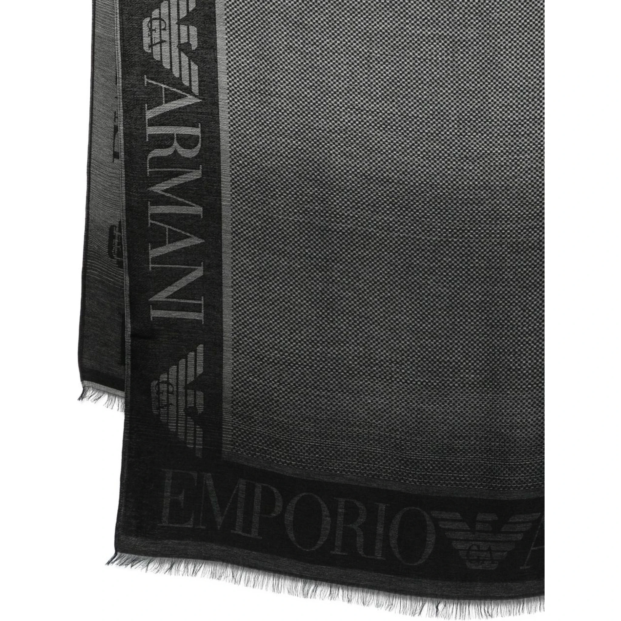 logo-embellished scarf